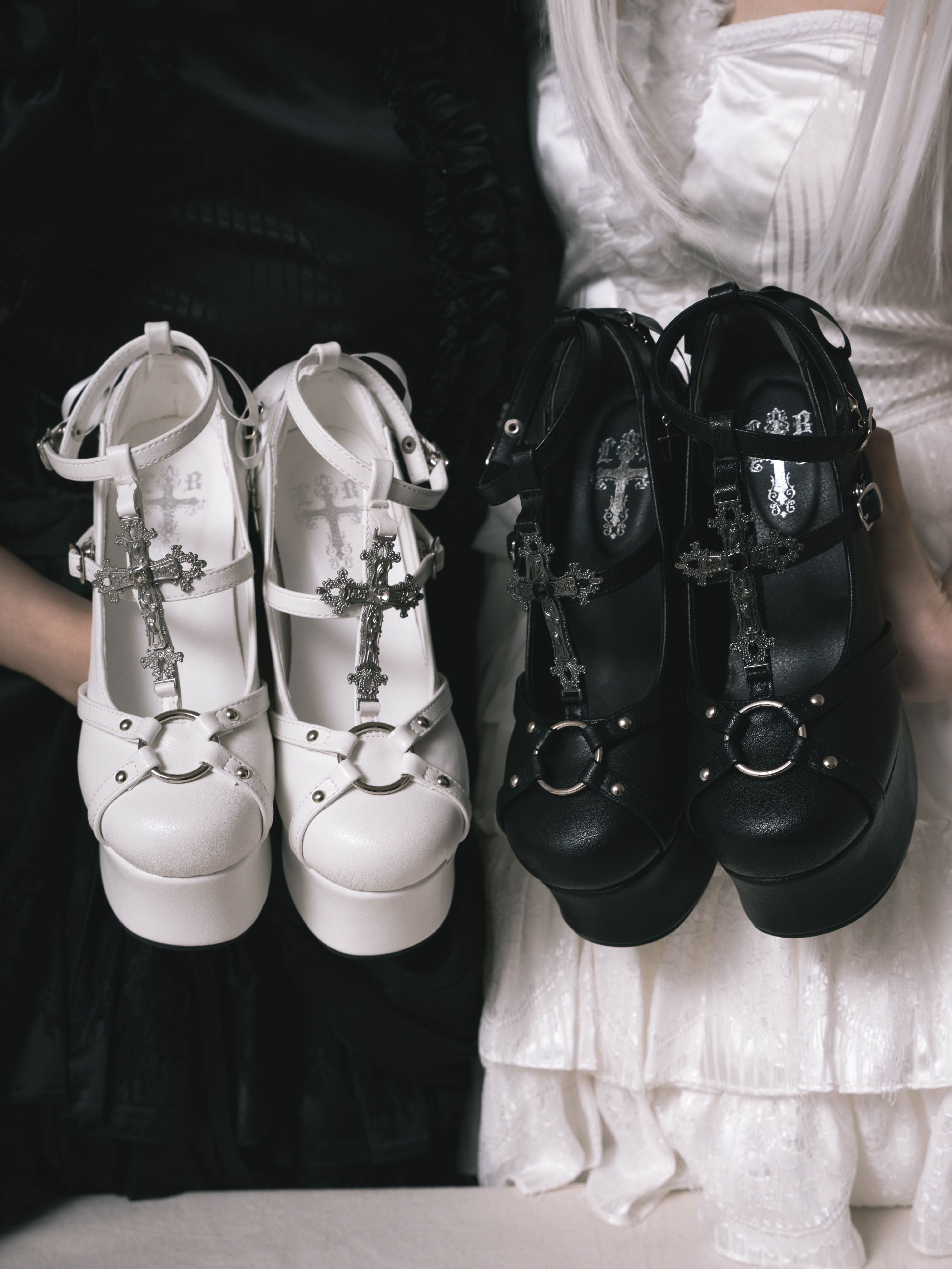 Eternal Night Cross Gothic Lolita Heels