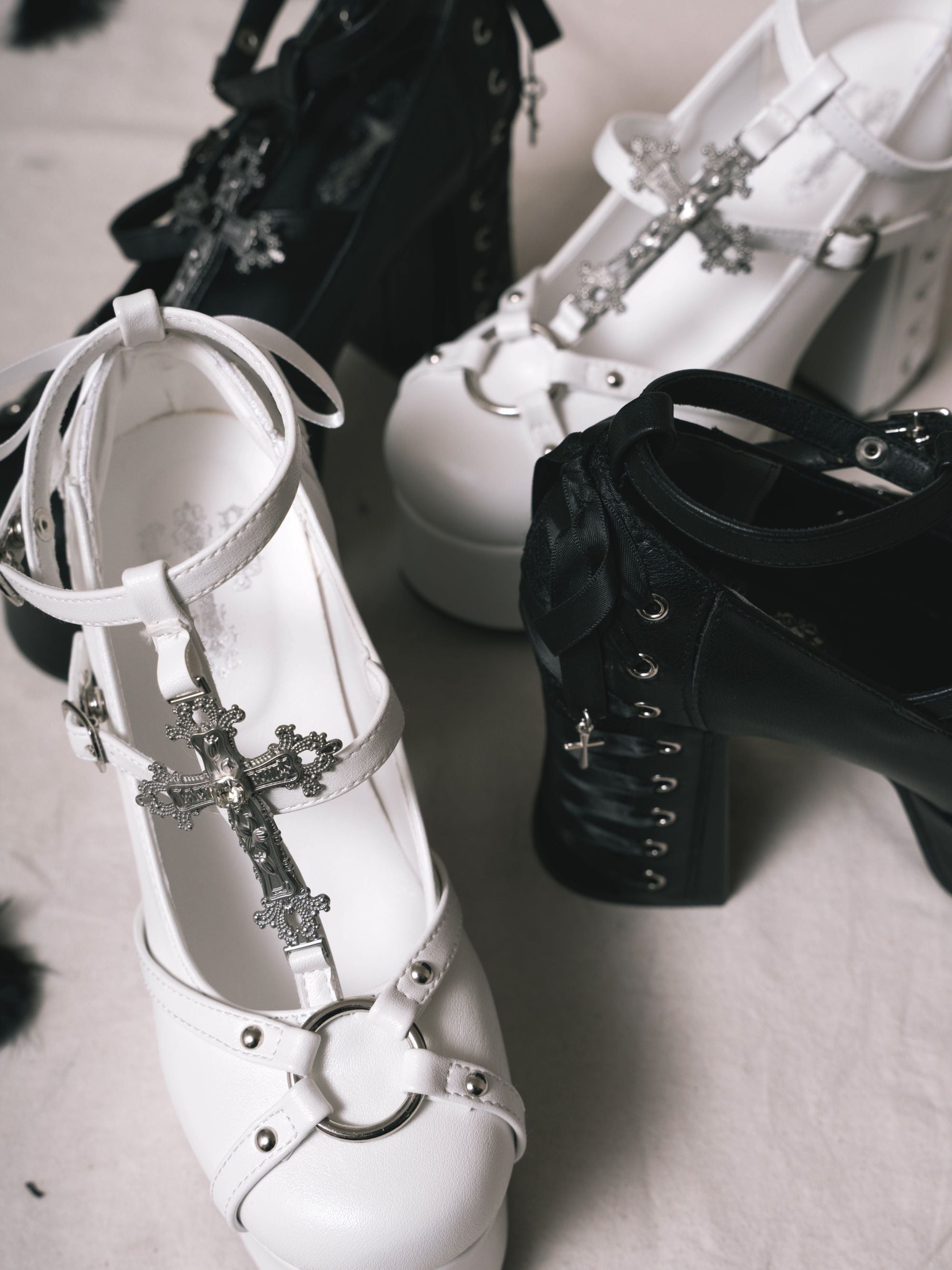 Eternal Night Cross Gothic Lolita Heels