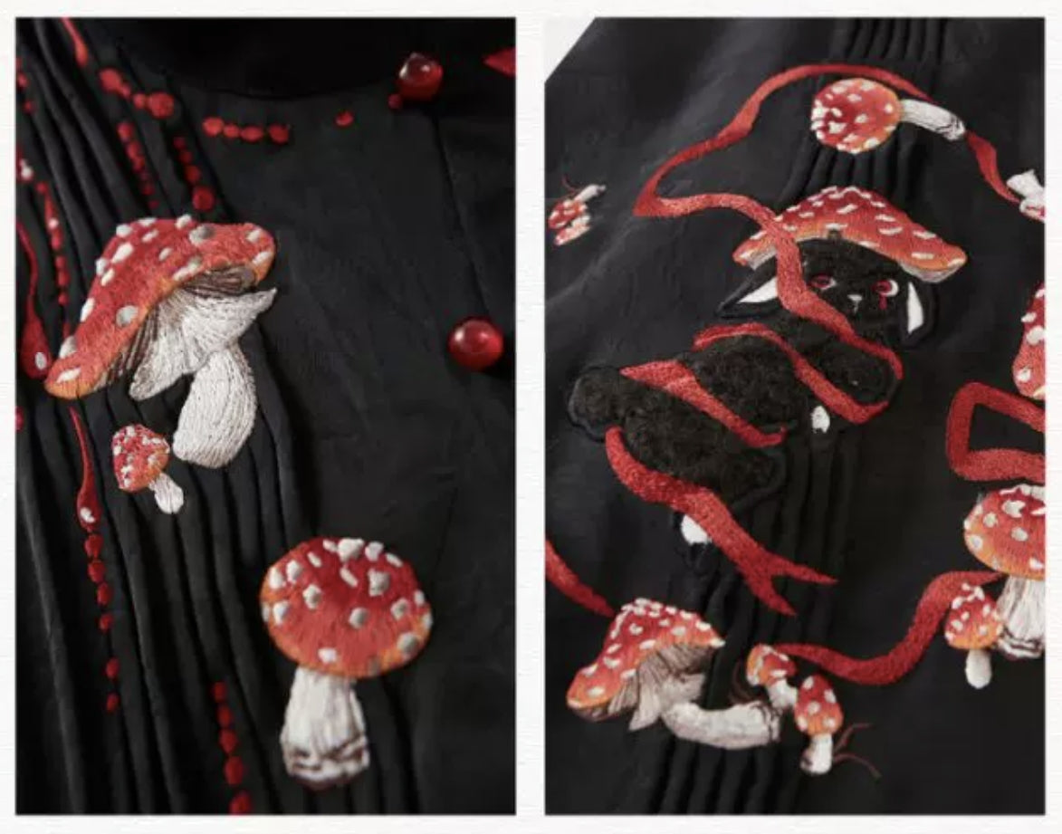 Sheep Poison Mushroom Gothic Coat & JSK Set