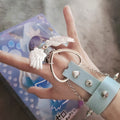 Y2K Cute Aqua Angel Wing Bracelet LE6011