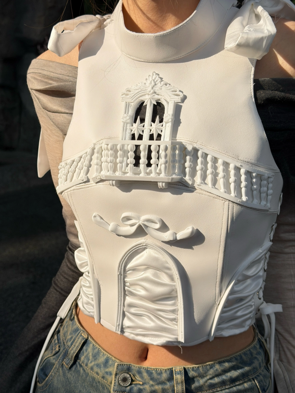 Balcony Corset 3D Printed Original Gothic Design Corset