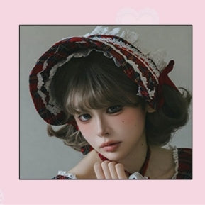 Showa Sweetheart Vintage Japanese‑Style Lolita OP Dress Accessories