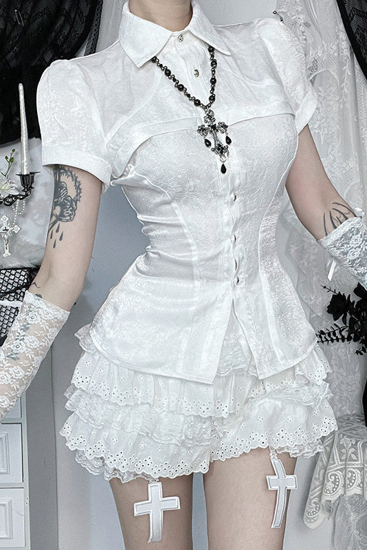 Lolita White Vintage  Gothic Outfit