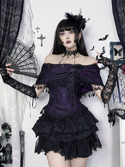 Gothic Halloween Duchess Outfit LG1042