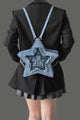 Lolita Y2K Denim Star Backpack