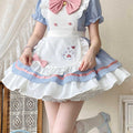 Lolita Kawaii Puppy Print OP Maid Dress LE1043