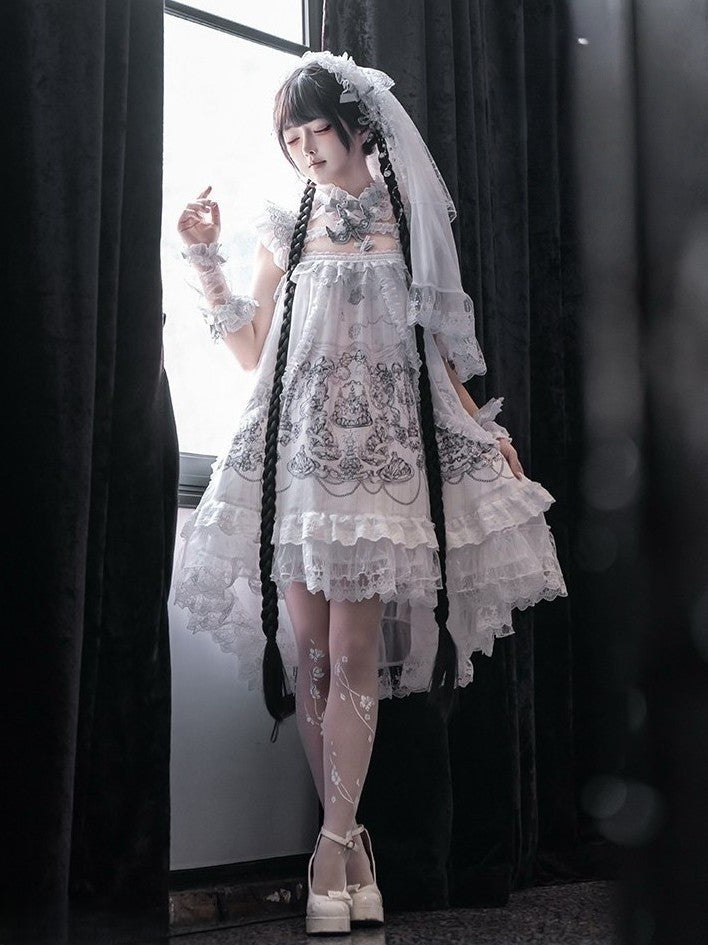 Wish Day Lolita Printed JSK Dress