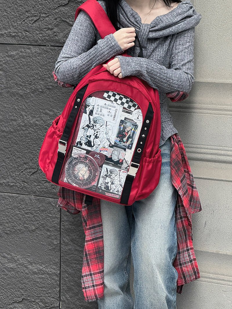 40cm Doll Display Ita - Bag Backpack - LolitaEraRed Set40cm Doll Display Ita - Bag Backpack