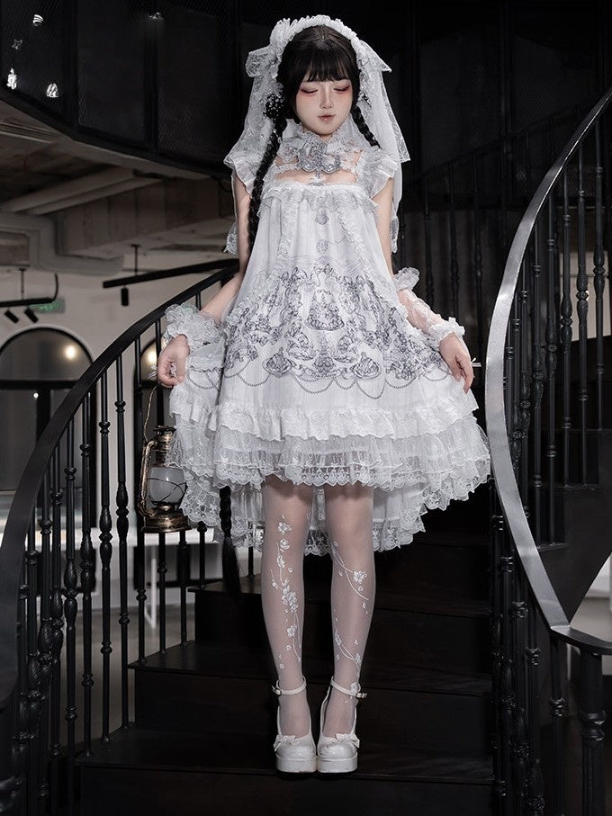 Wish Day Lolita Printed JSK Dress