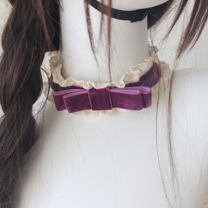Lolita Purple Grape Theme Mini Hat Hair Clip LE1001