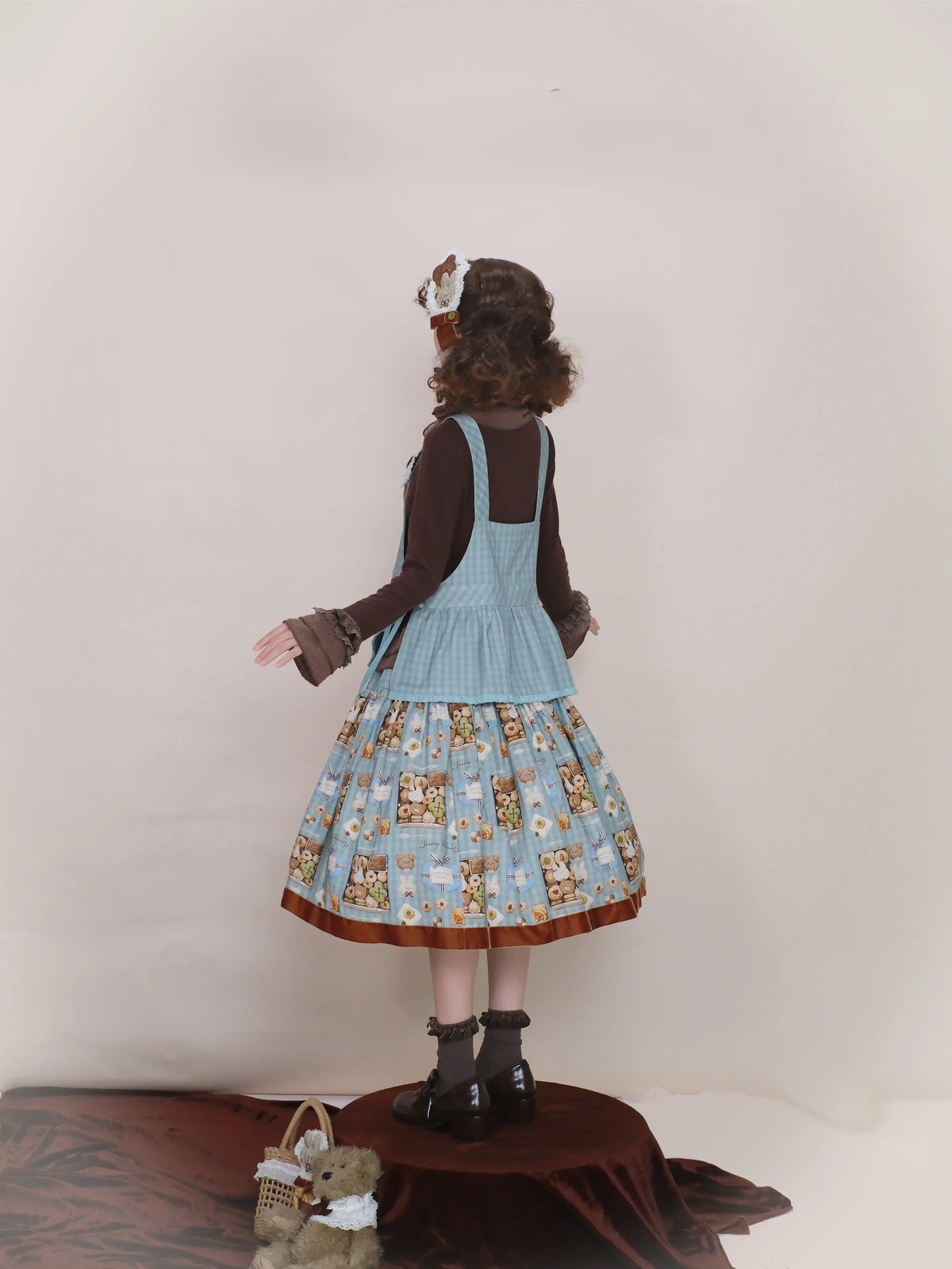 Cookie Box Lolita JSK SK Vest Blouse and Accessories Set