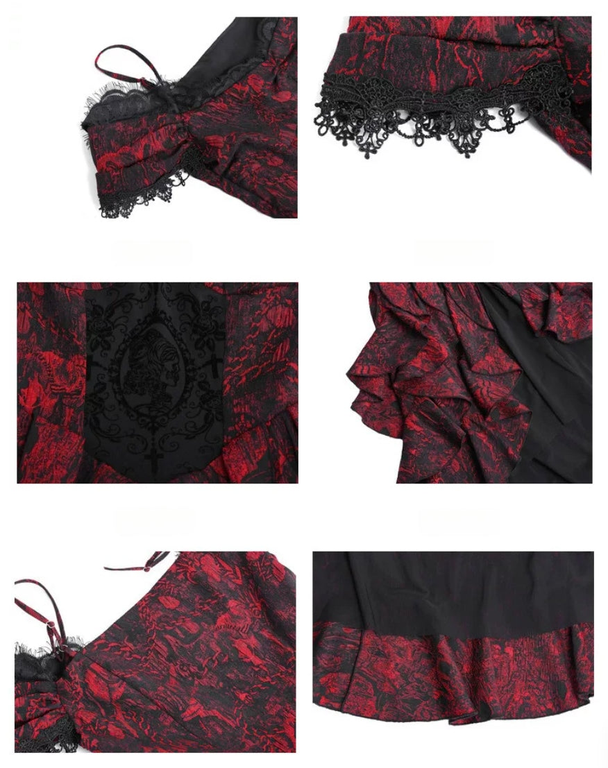 Nether Feast Gothic Wavy Dress