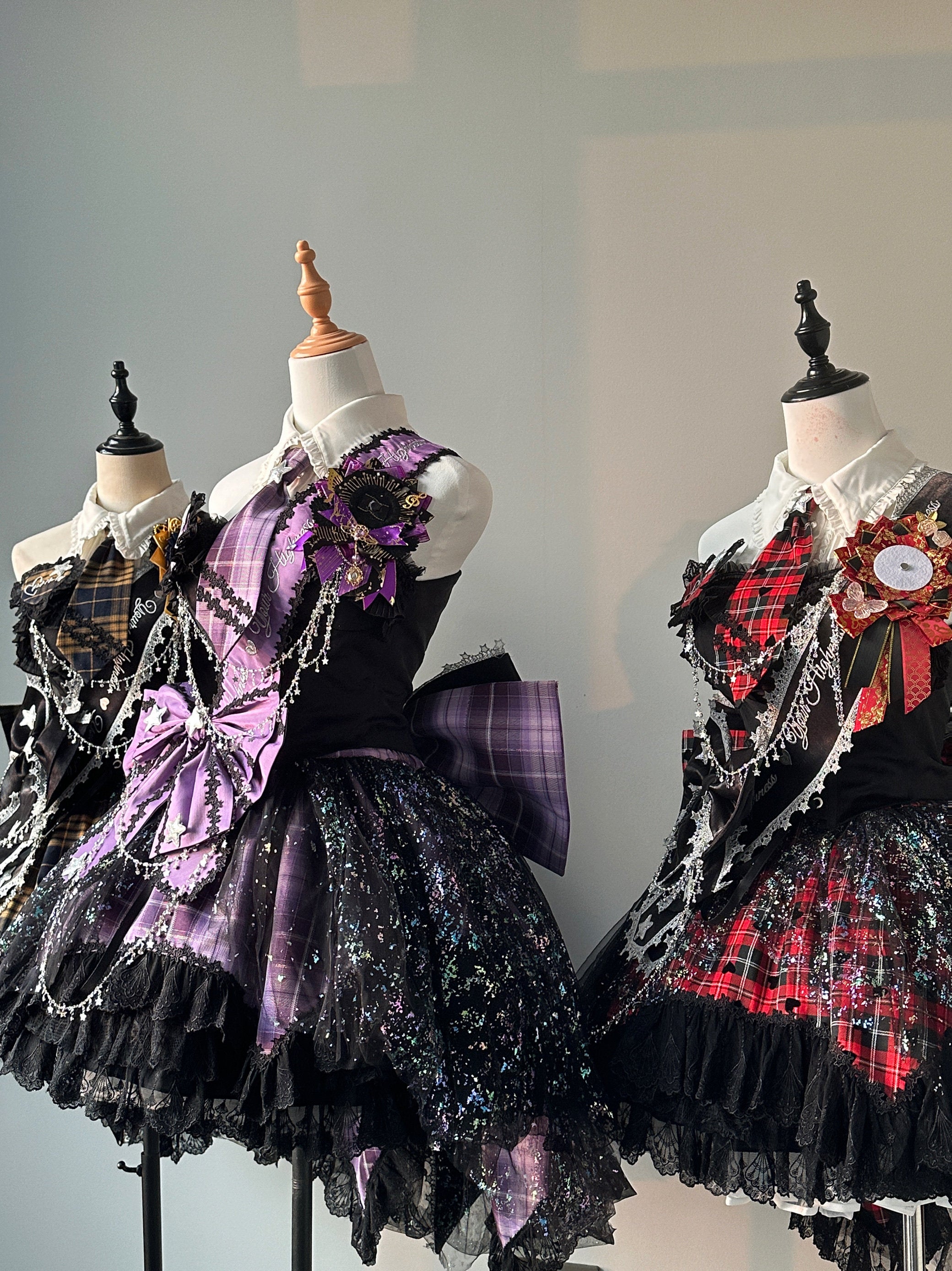 Shining Star Lolita Girl Group Idol Costume Outfit Set