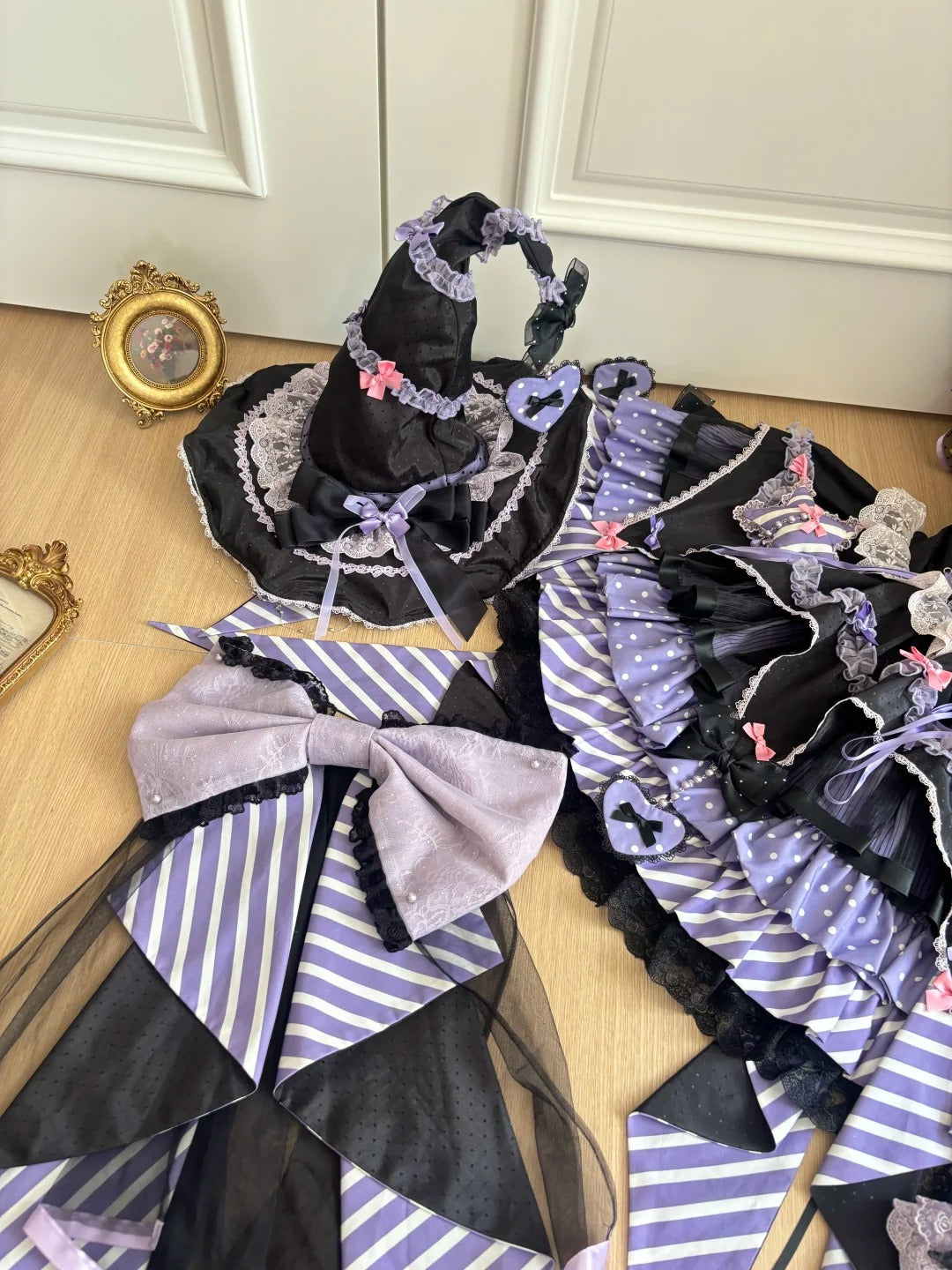 Night of Witchcraft Gothic Lolita Halloween JSK Dress Set
