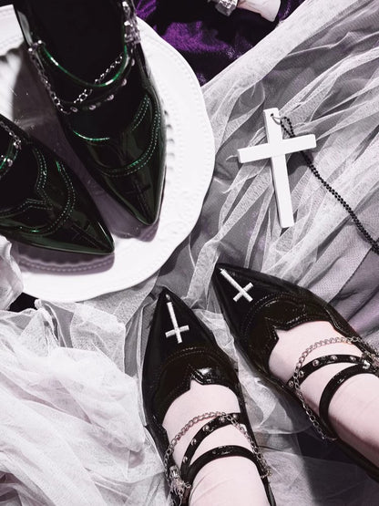 Lolita Gothic Cross Heels