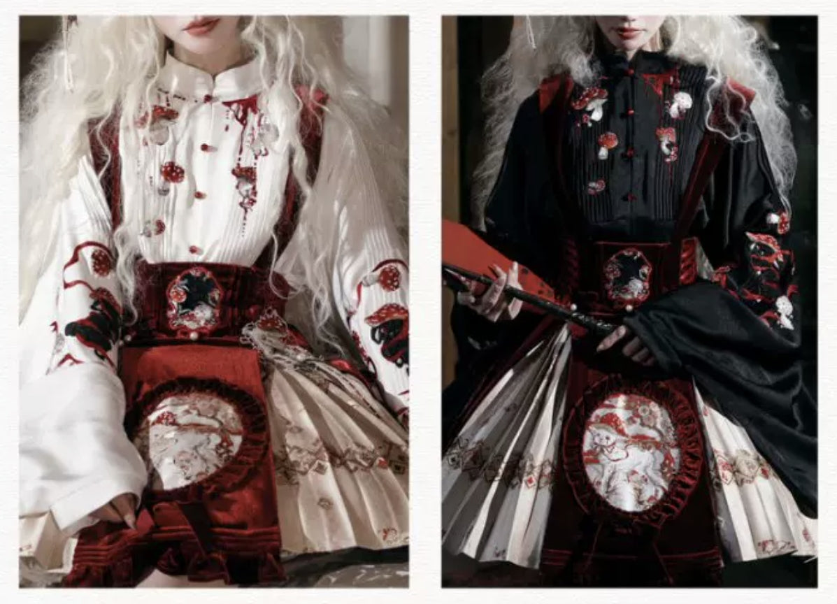 Sheep Poison Mushroom Gothic Coat & JSK Set