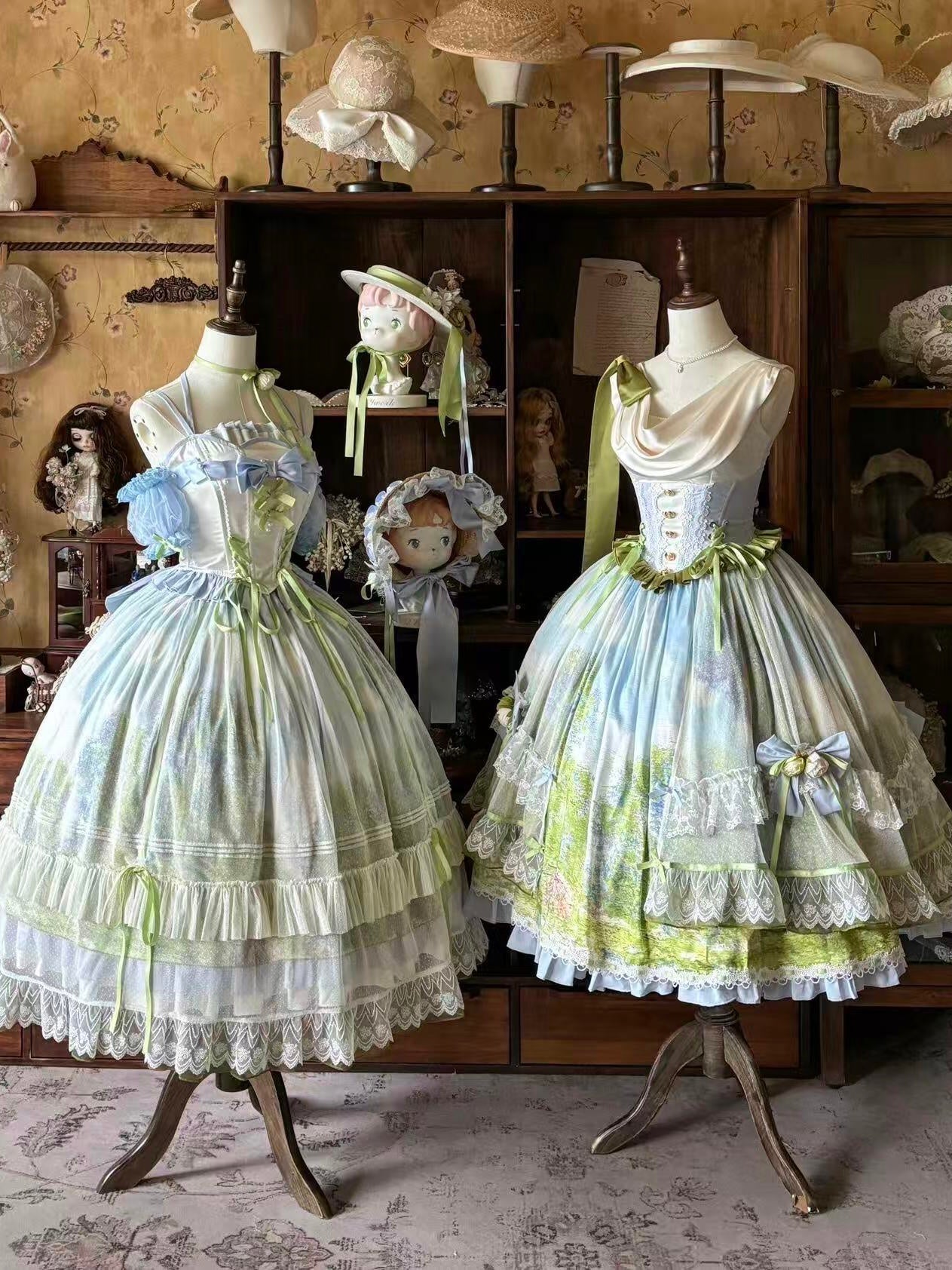 Giverny Spring Day Elegant Fairy Lolita JSK