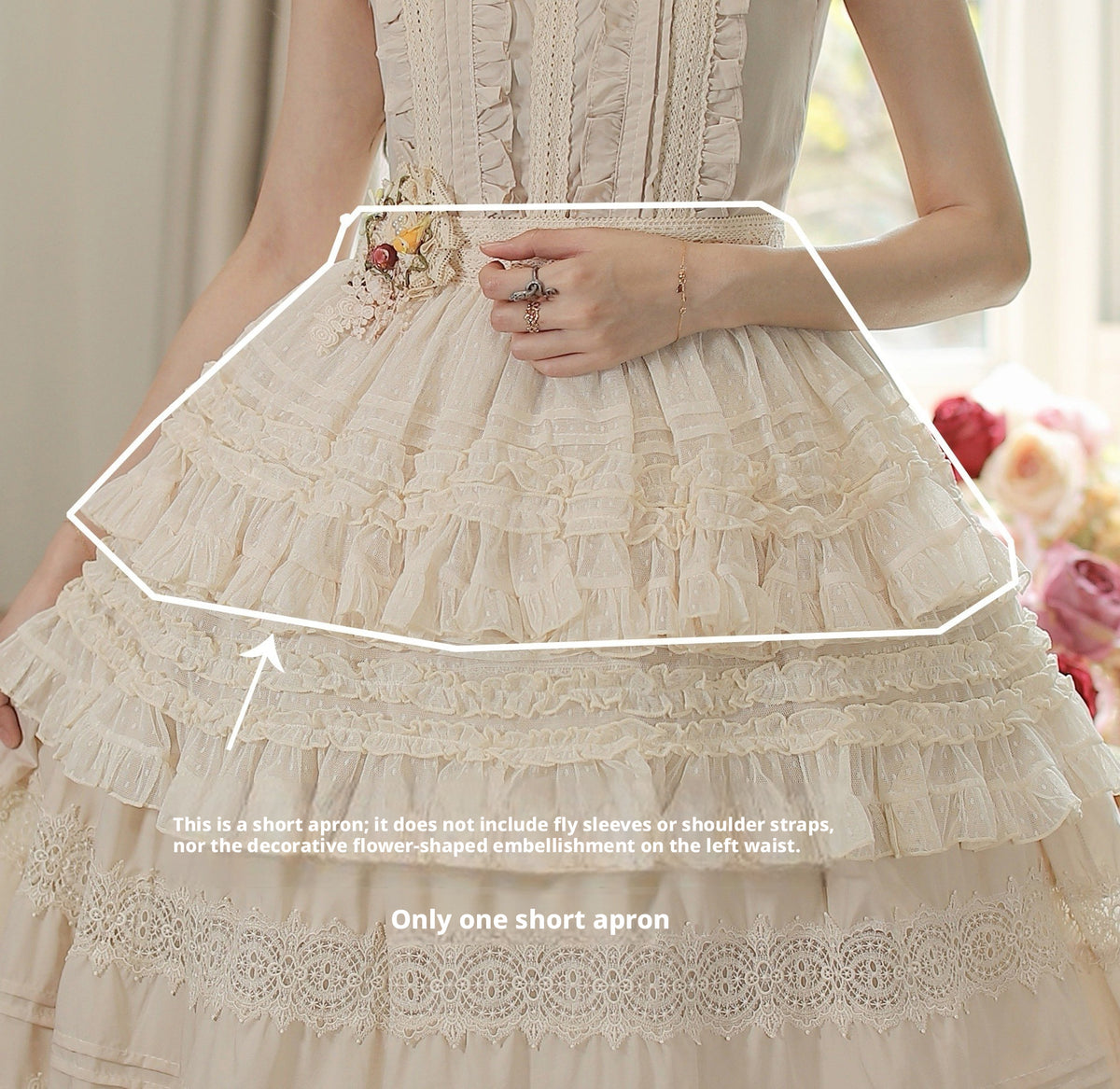 Spring Whisper Lolita Solid Color Elegant French JSK Dress