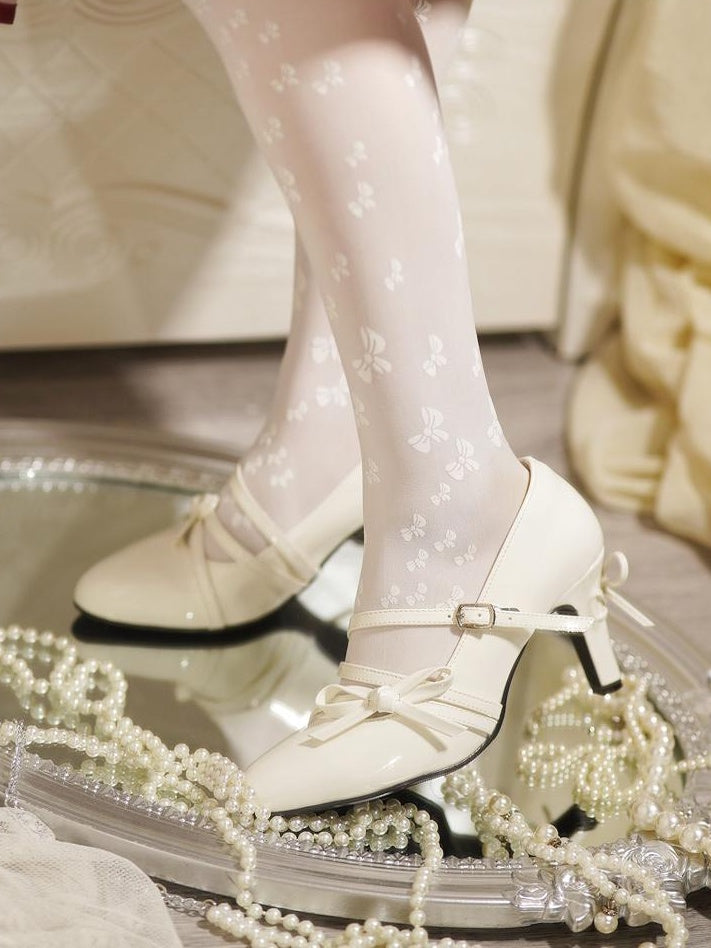 Lolita Elegant Sweet Pointed Toe Heels
