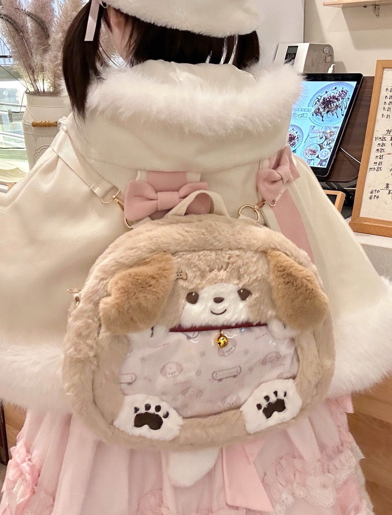 Golden Retriever Plush Cute Ita Bag