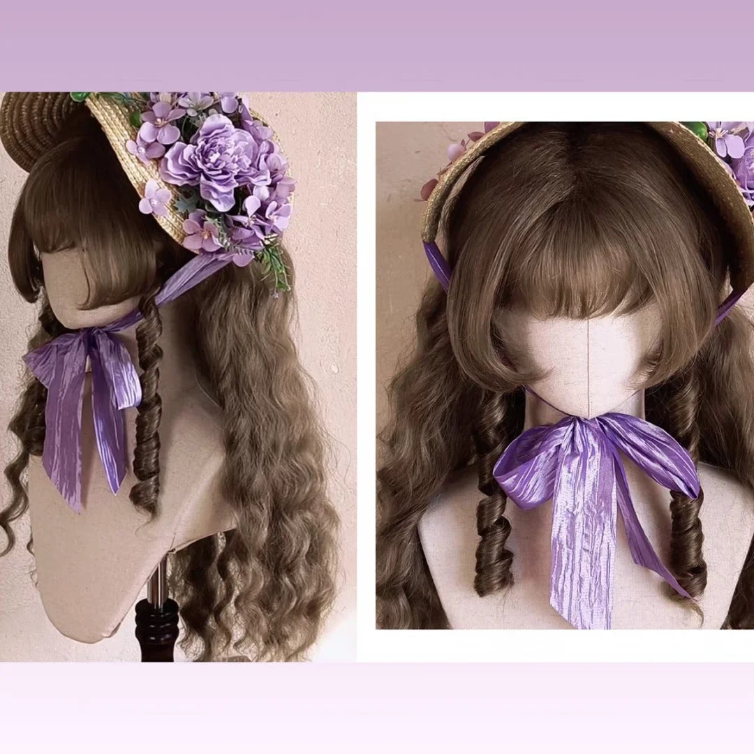 Fallen Heroine Lolita Finger Wave Instant Noodle Curly Wig
