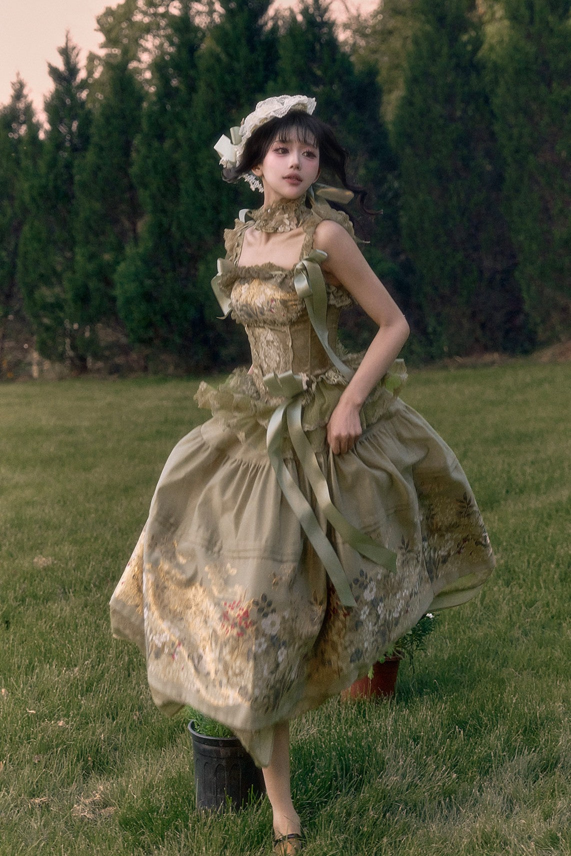 Wizard of Oz Corset & Skirt Two Piece Dress Set