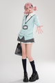 Girly Style Japanese Academia Faux 2-Piece Sweater