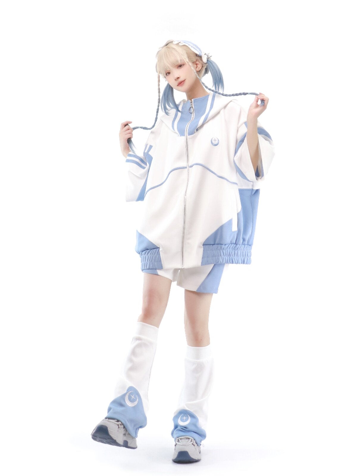 Star Signal Anime Techwear Short-Sleeve Set with Accessories