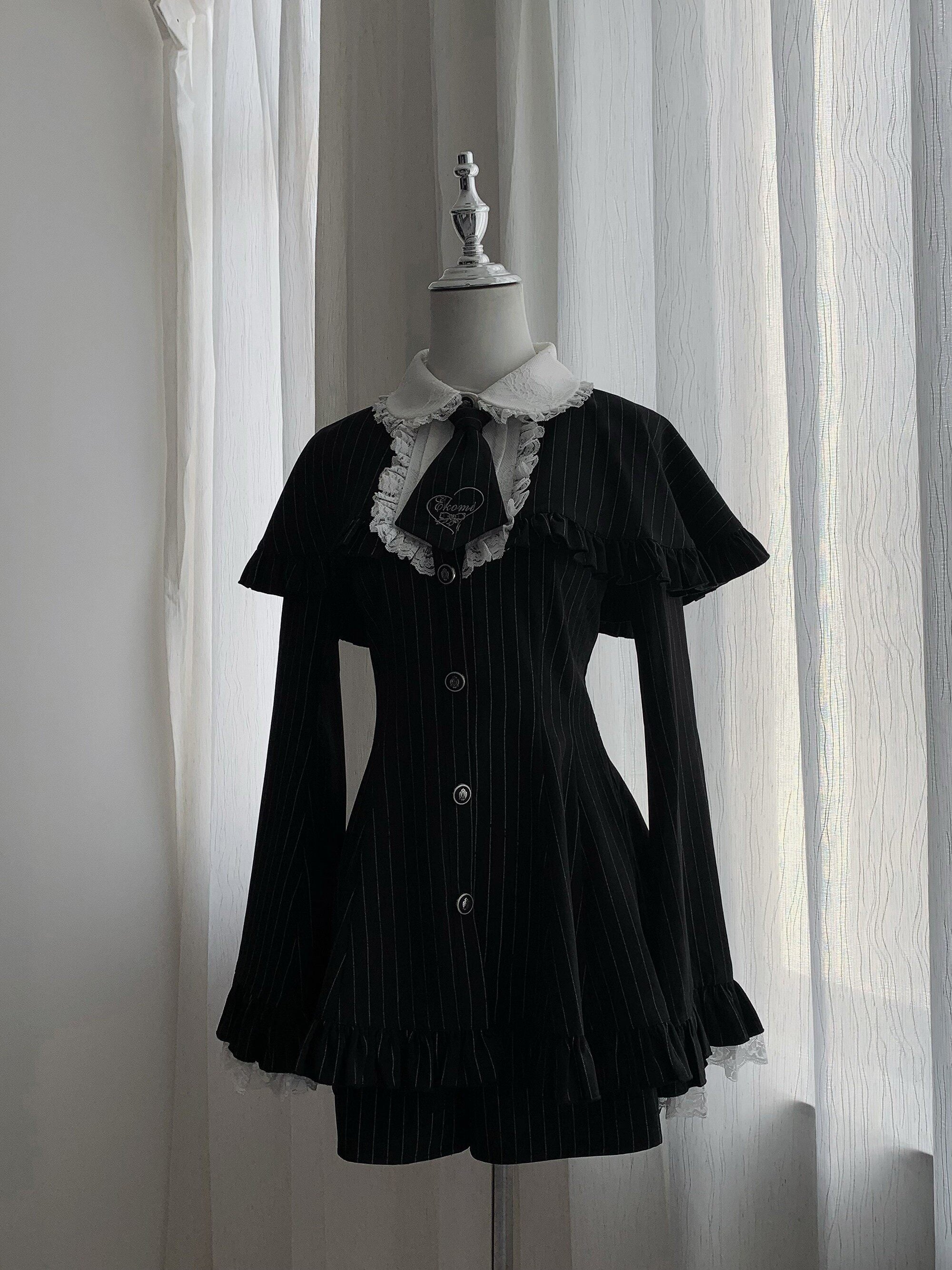 [Limited Edition: June 17] Night View Forest Striped Princess Jirai Kei Set