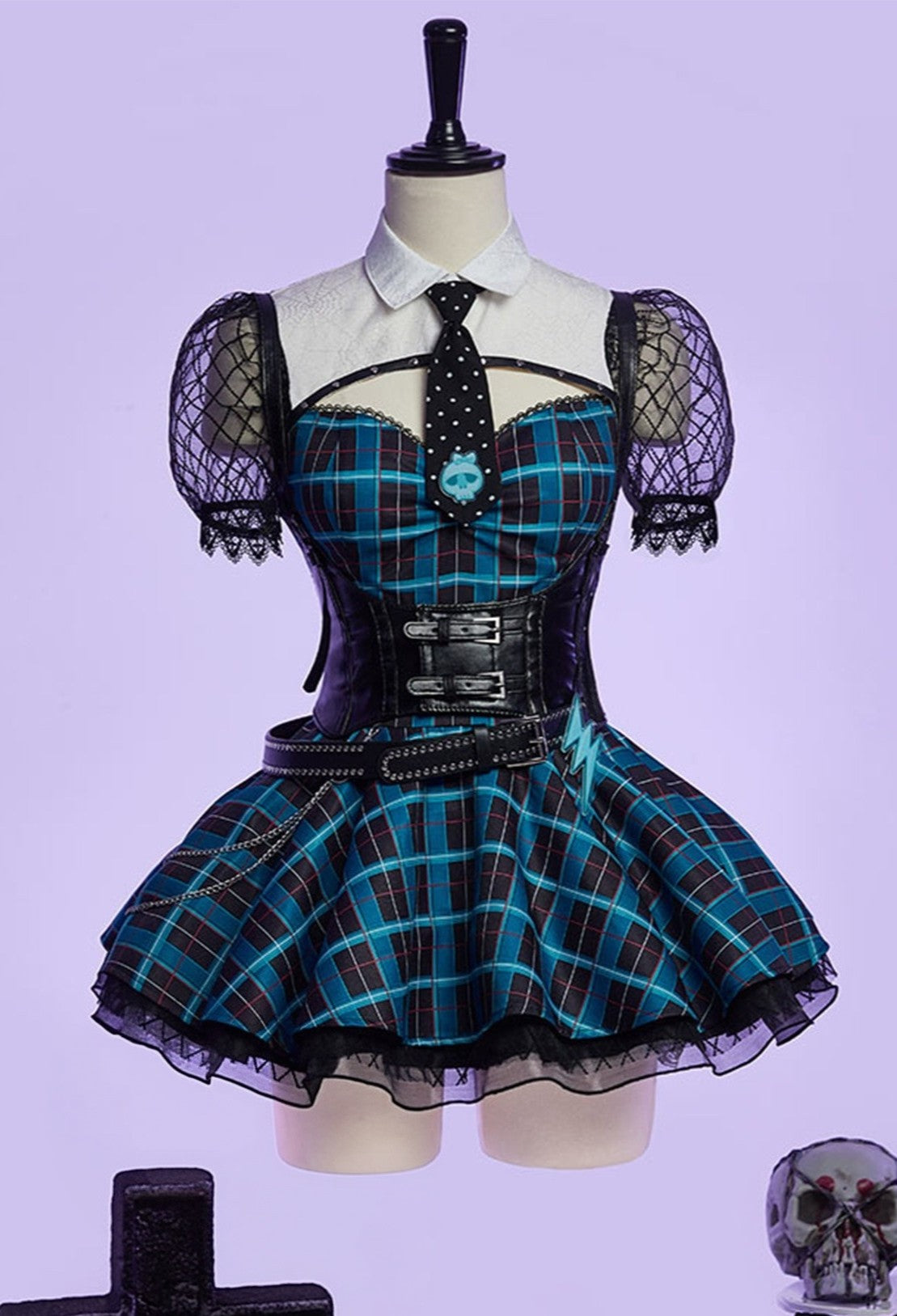 Monster High Frankie Stein Fanart Halloween Cosplay Costume