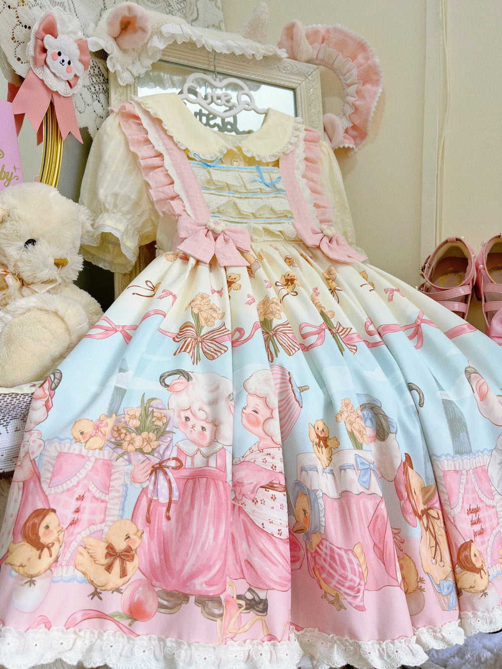 Sheep Waltz Lolita Sweet JSK Dress