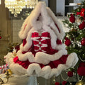 Christmas Red Bunny Doll Dress LFD0009