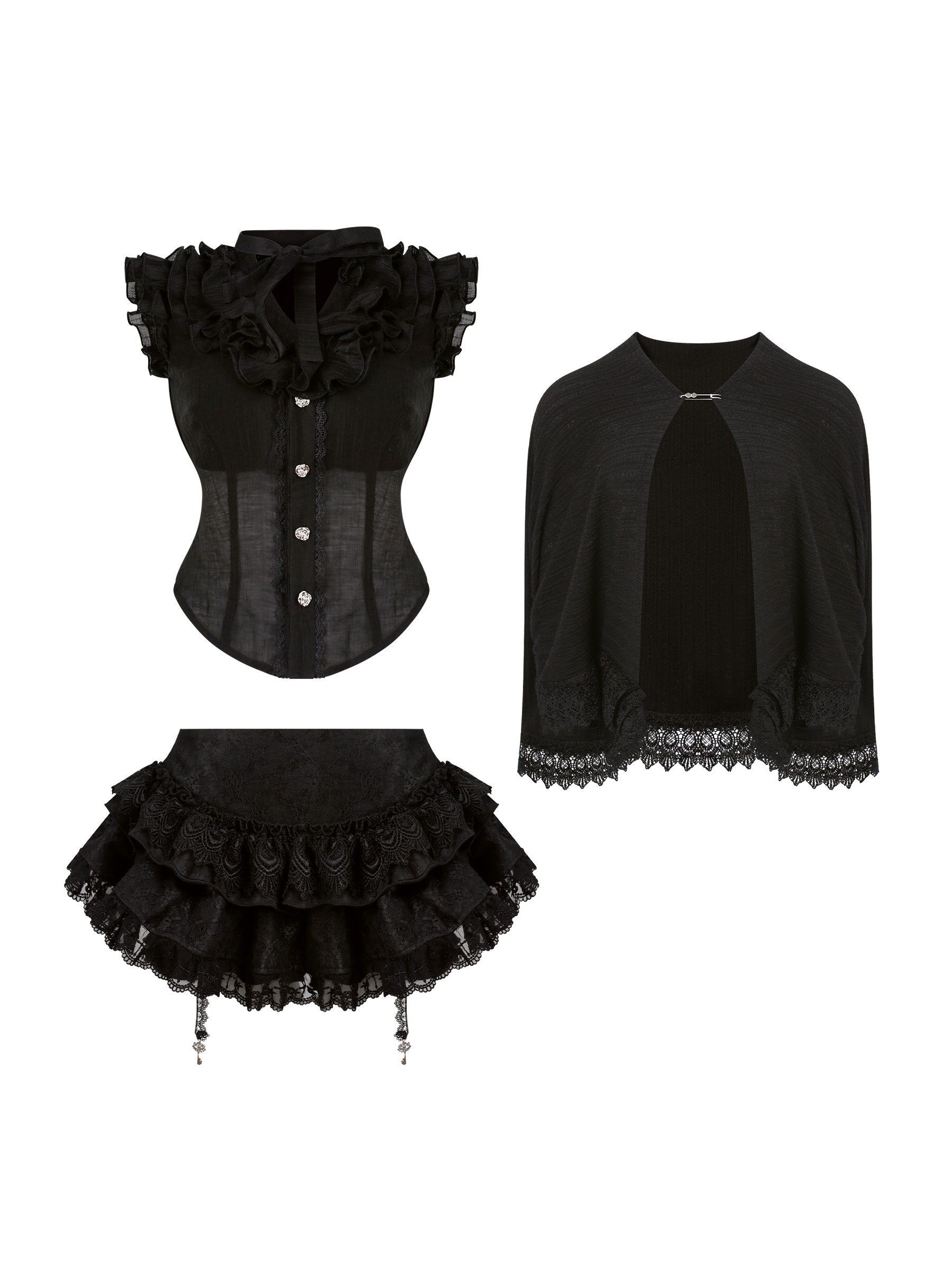 Apprentice Witch Top & Skirt Set