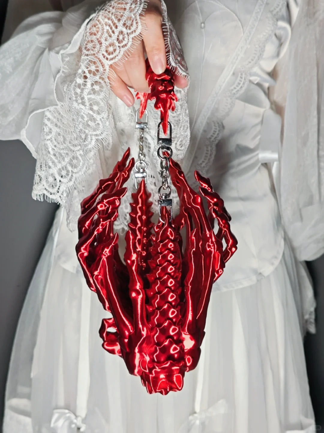 Unhallowed Relic Hand Bone Bag Original 3D Printed Handbag