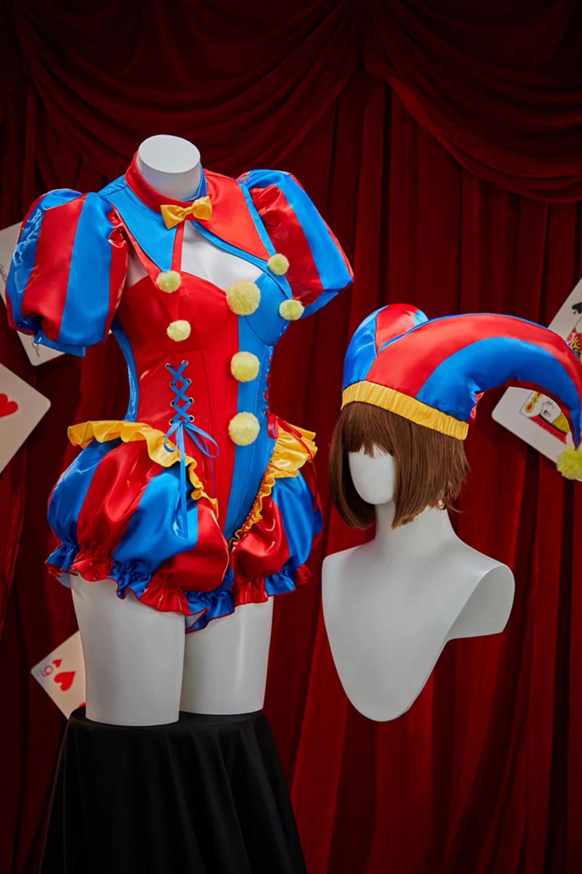 Amazing Digital Circus Pomni Fanart Halloween Clown Cosplay Costume