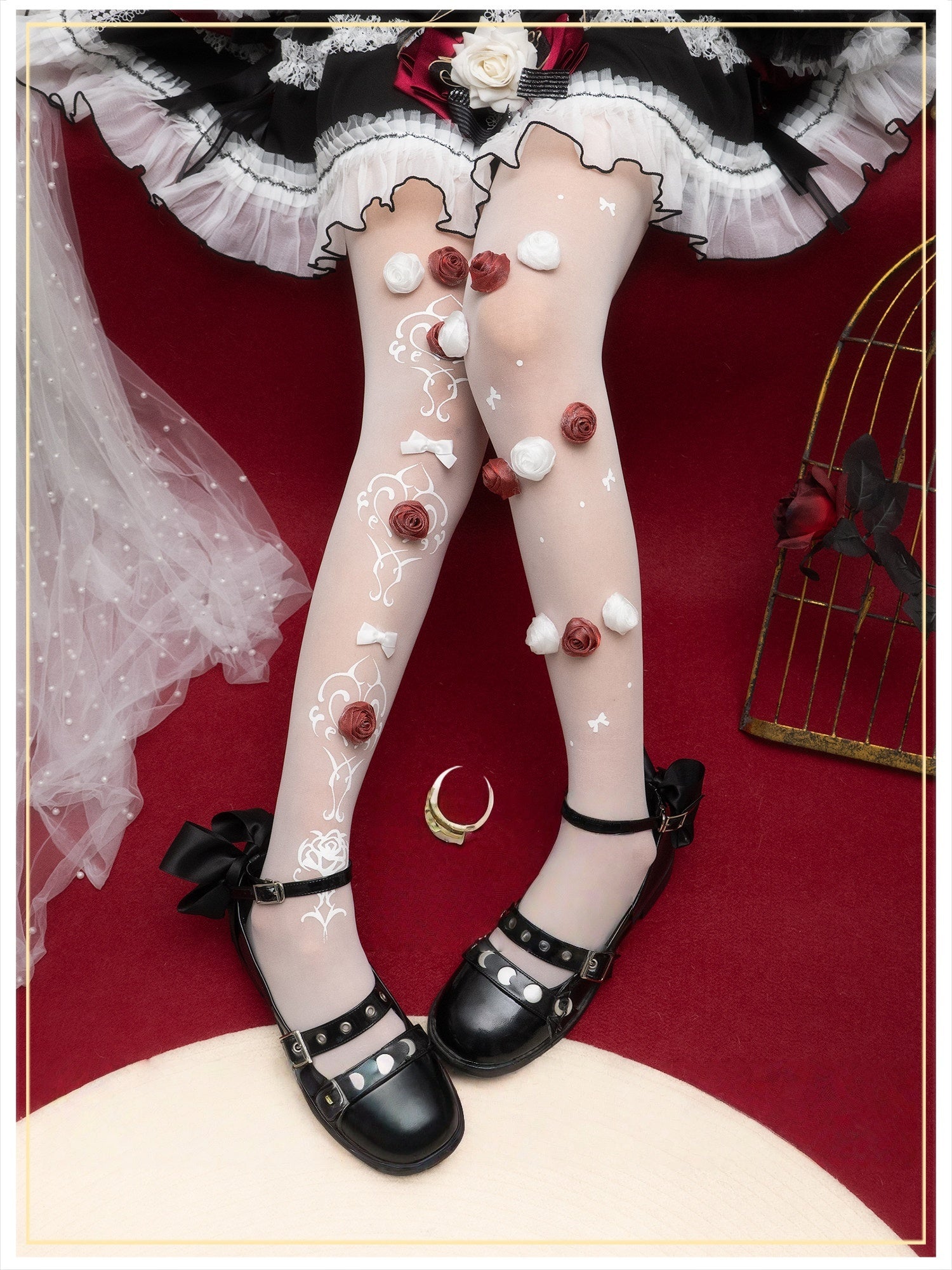 Arrogant Witch Lolita Wedding Tights