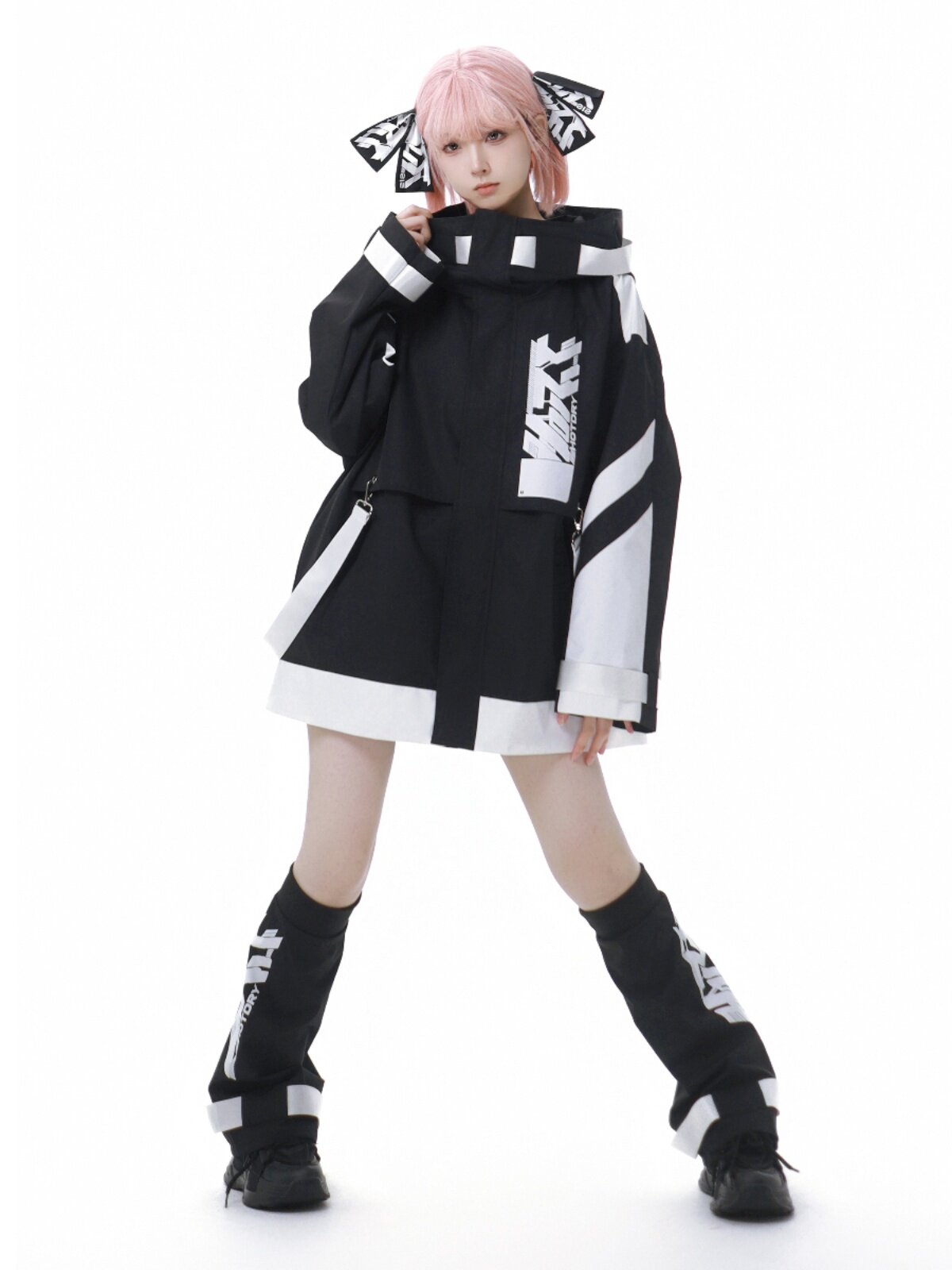 Stardust Code Techwear Short-Sleeve Jacket and Shorts Set