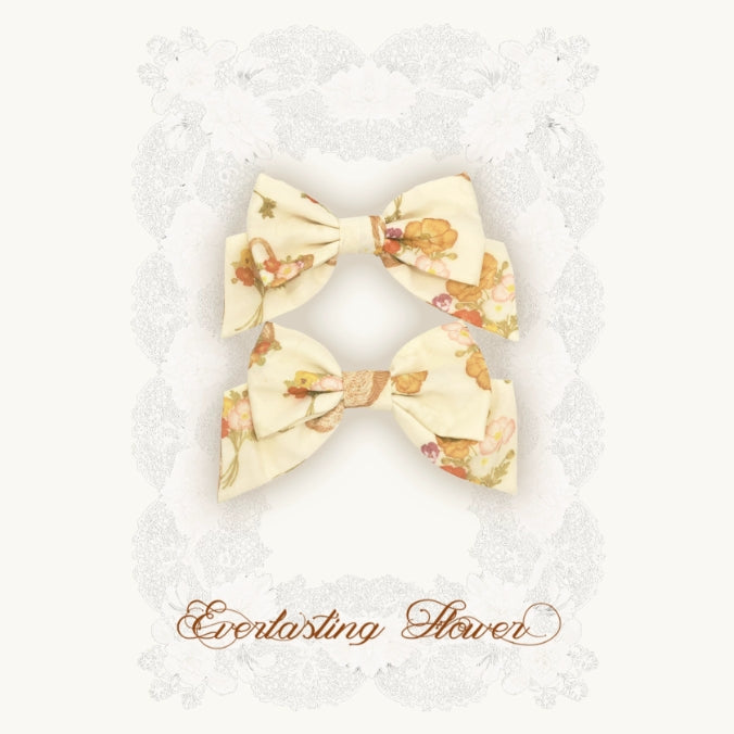Blossoming Hibiscus Lolita Original Raccoon Sleeve Collar Blouse & Tiered Half Skirt Set