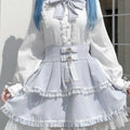 Lolita Kawaii Seisokei Bunny Ear Shirt LR1008