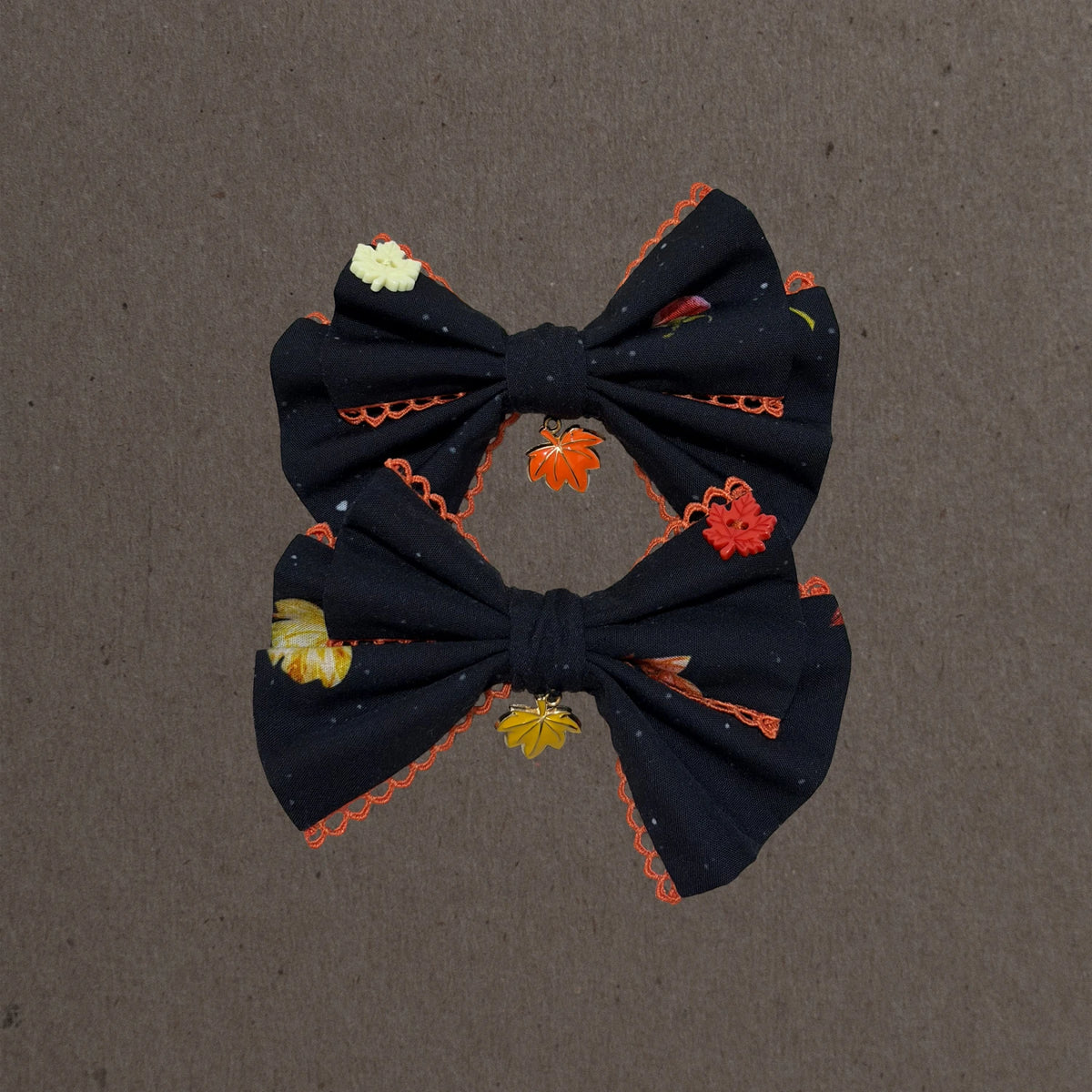 Fallen Leaves on Asphalt Lolita Classic Style Print OP Dress