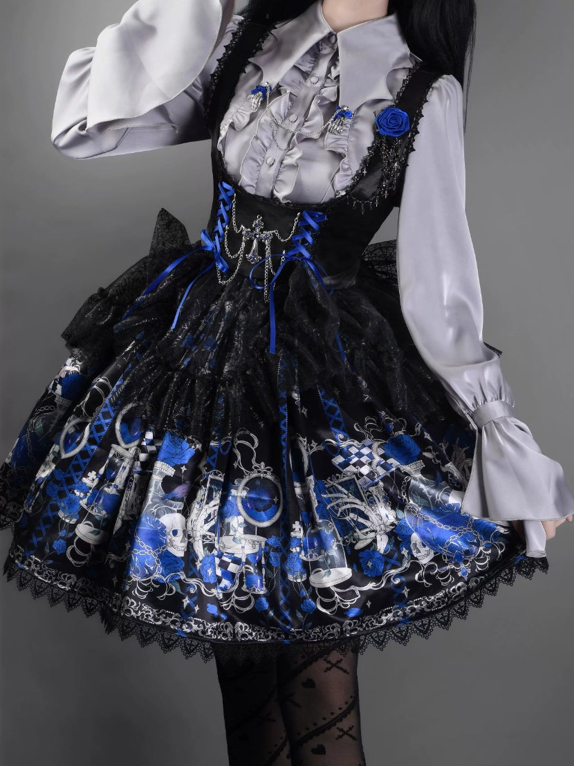 Blood Laboratory Gothic Dark Lolita JSK Corset Dress