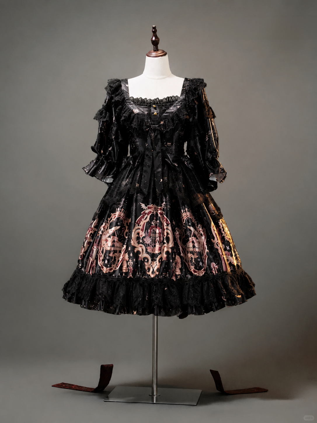 【Defective Item】Star Sonata Corridor Gothic Lolita JSK Sleeveless Dress