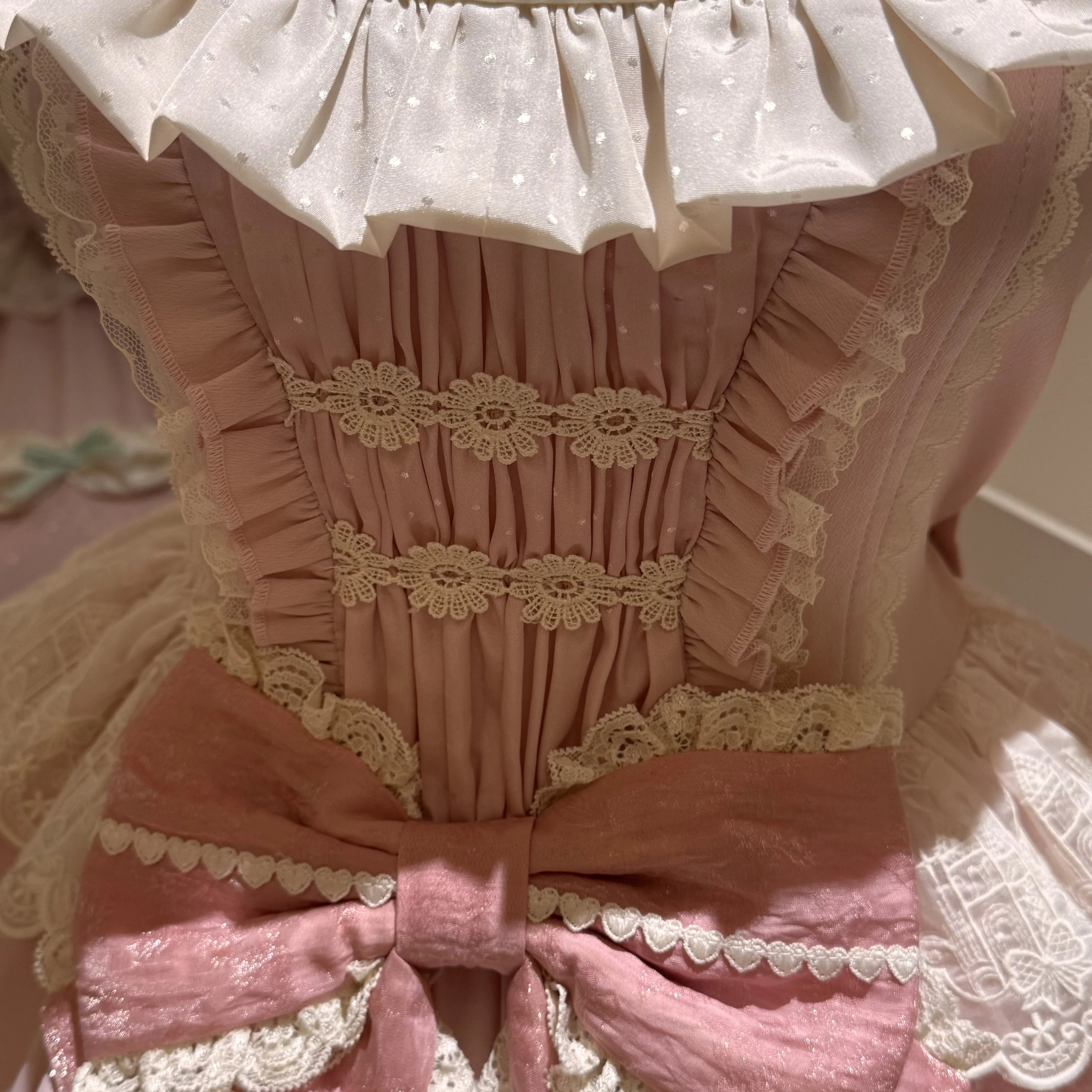 Dream Parade Pink Pony Embroidery Whimsical Sweet Lolita OP SK