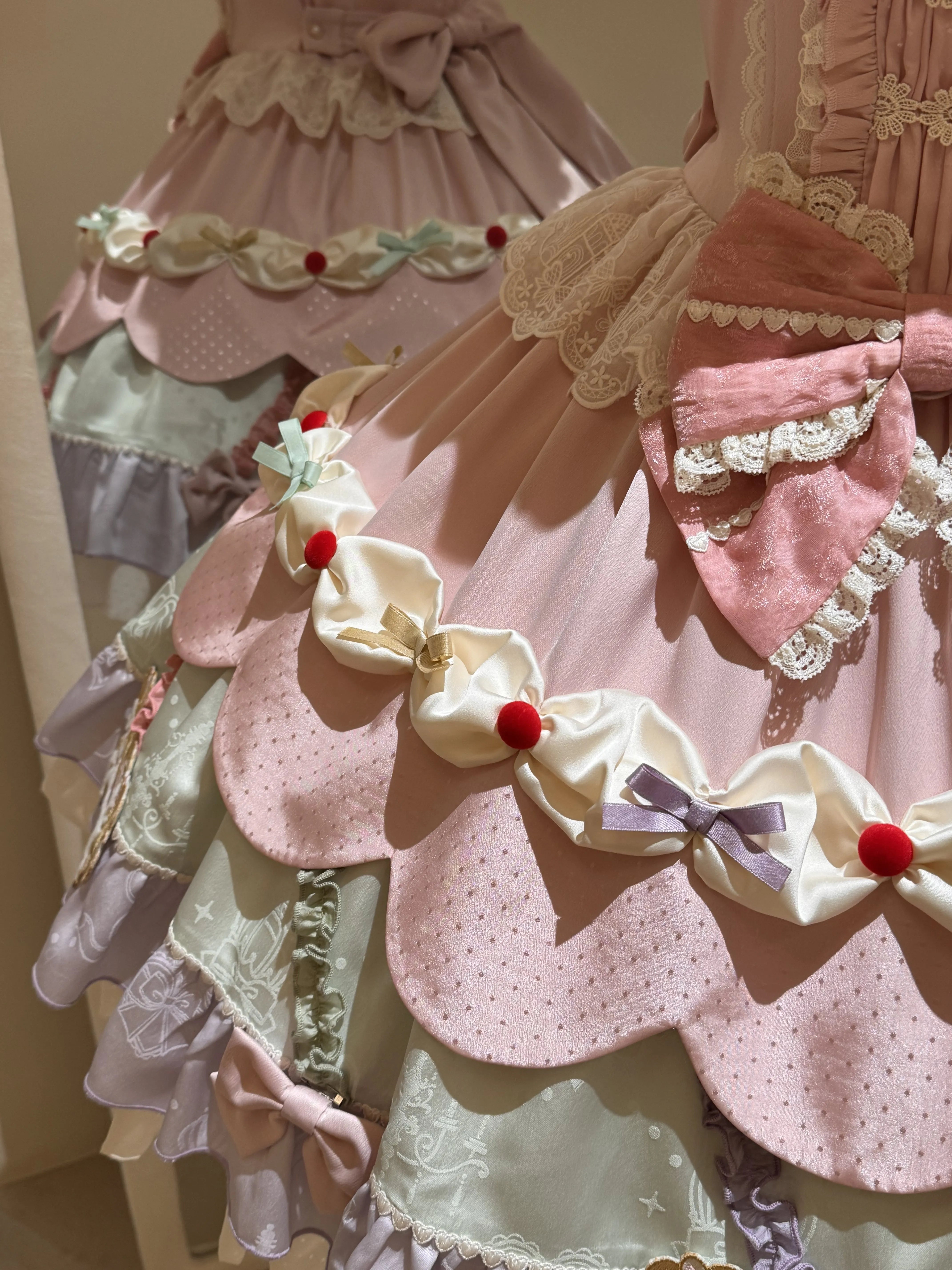 Dream Parade Pink Pony Embroidery Whimsical Sweet Lolita OP SK