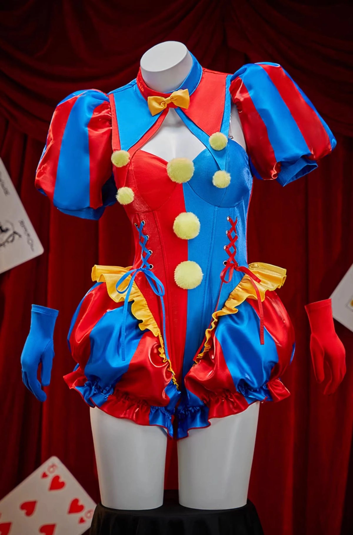 Amazing Digital Circus Pomni Fanart Halloween Clown Cosplay Costume