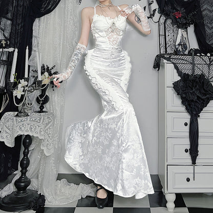 Lolita Pearl fishtail long dress LG1012