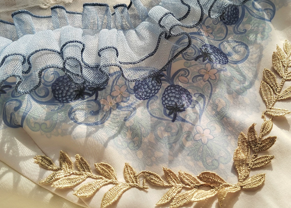 Berry Pie Lolita Print Long / Short JSK Dress