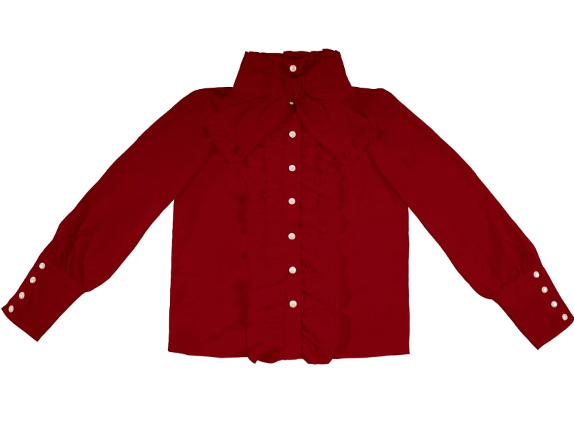 Doll Gift Box Gothic Lolita Red Shirt & Skirt Set