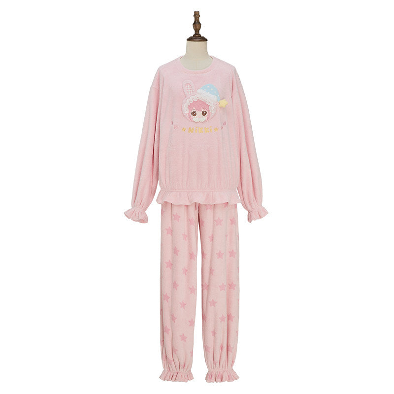 Sweet Wish Good Night Sweet Dreams Lolita Loungewear Top & Pants Set