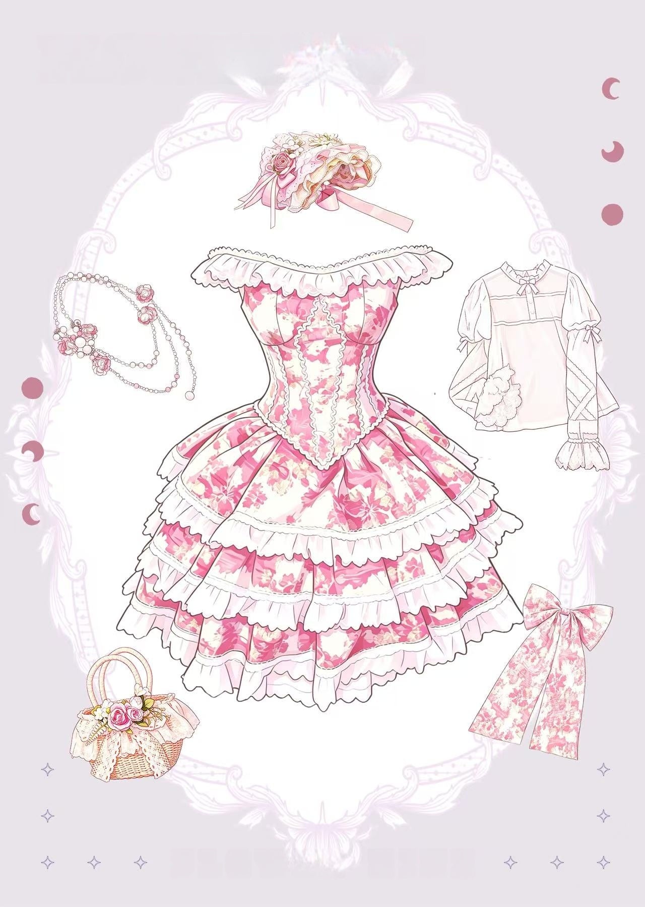 Miss Pistachio Lolita Pink JSK Dress